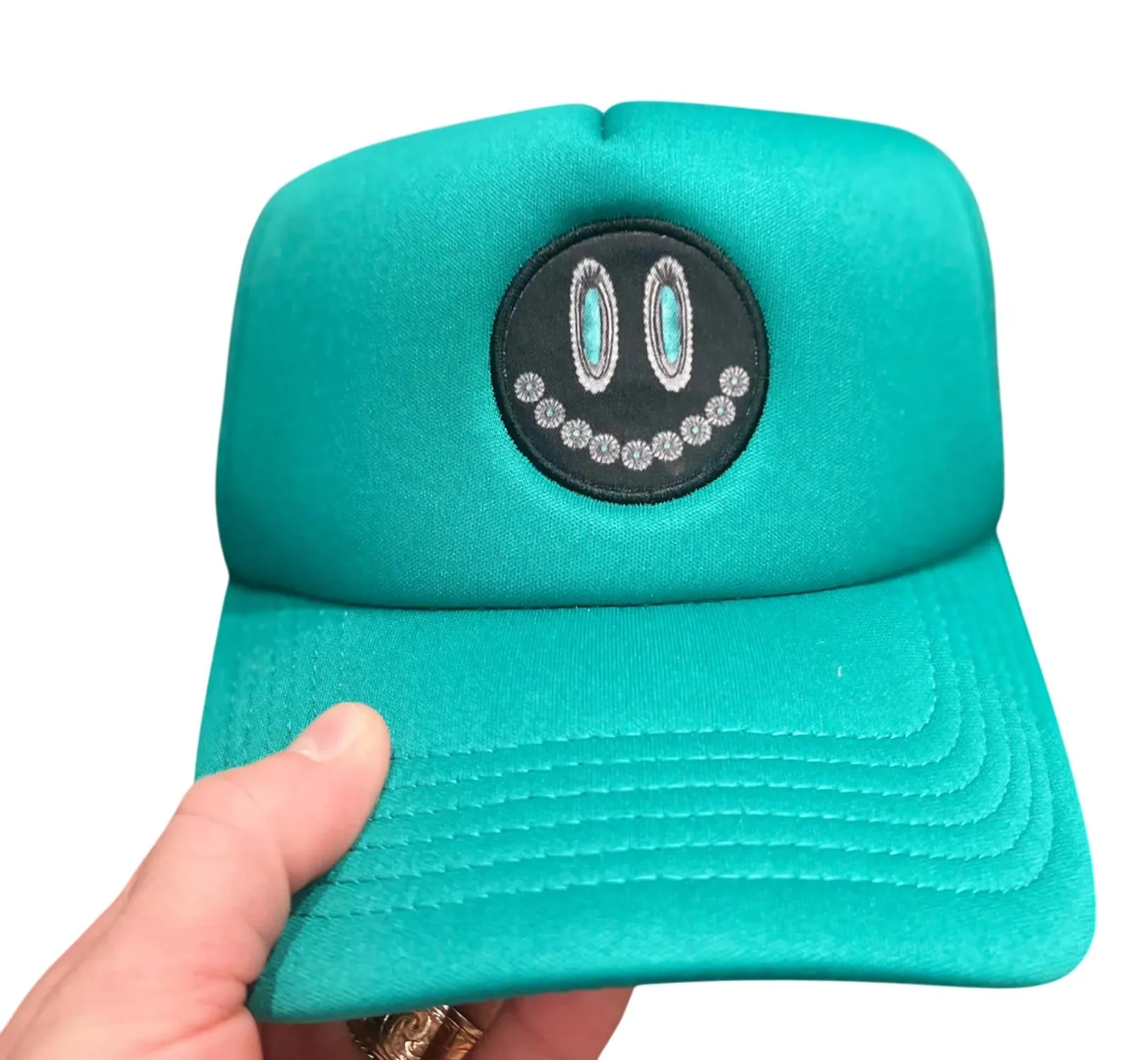 2Flyco - Glam Grin Ponytail Mesh Trucker Hat