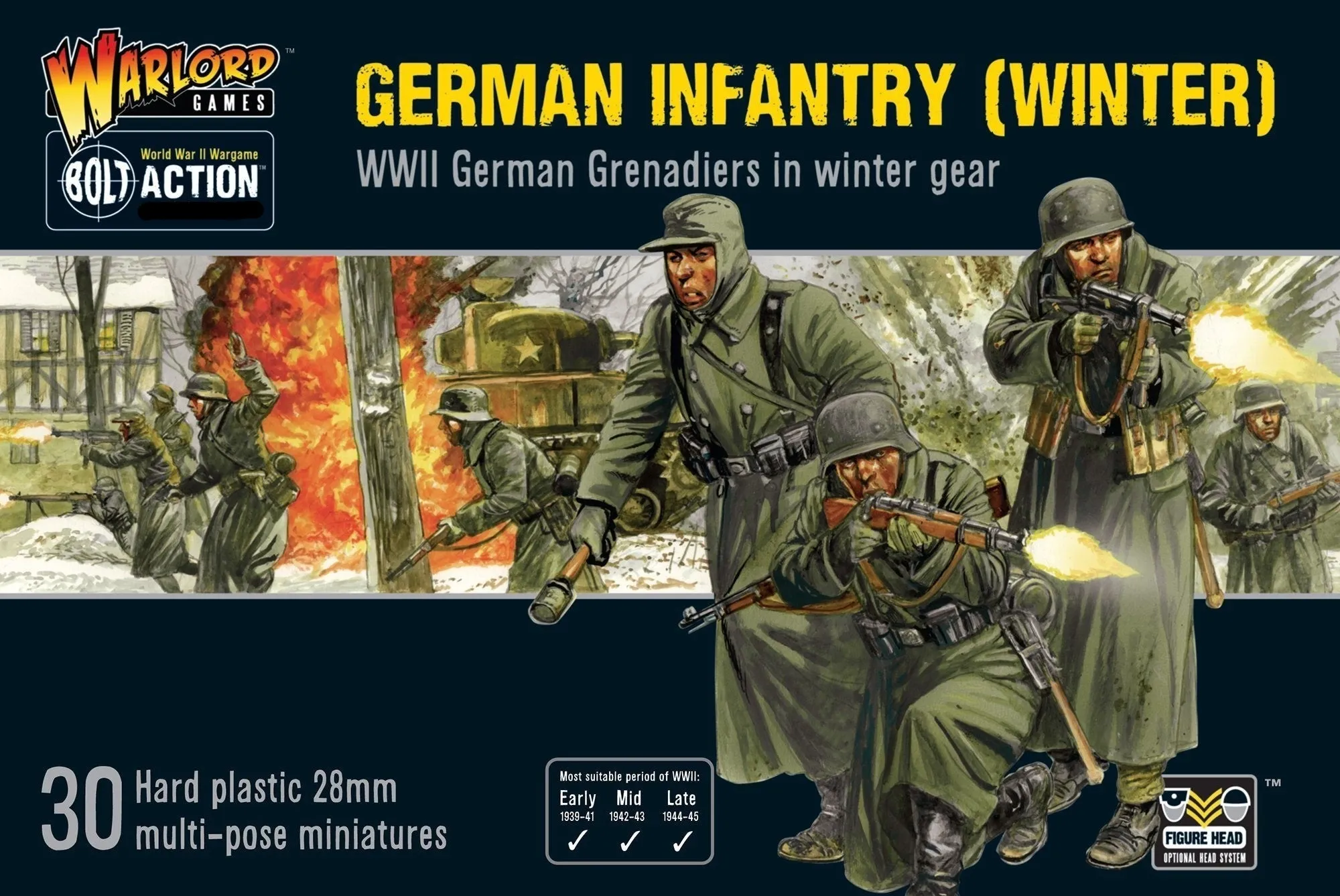 Bolt Action Winter German Grenadiers Infantry  WLG 402012027