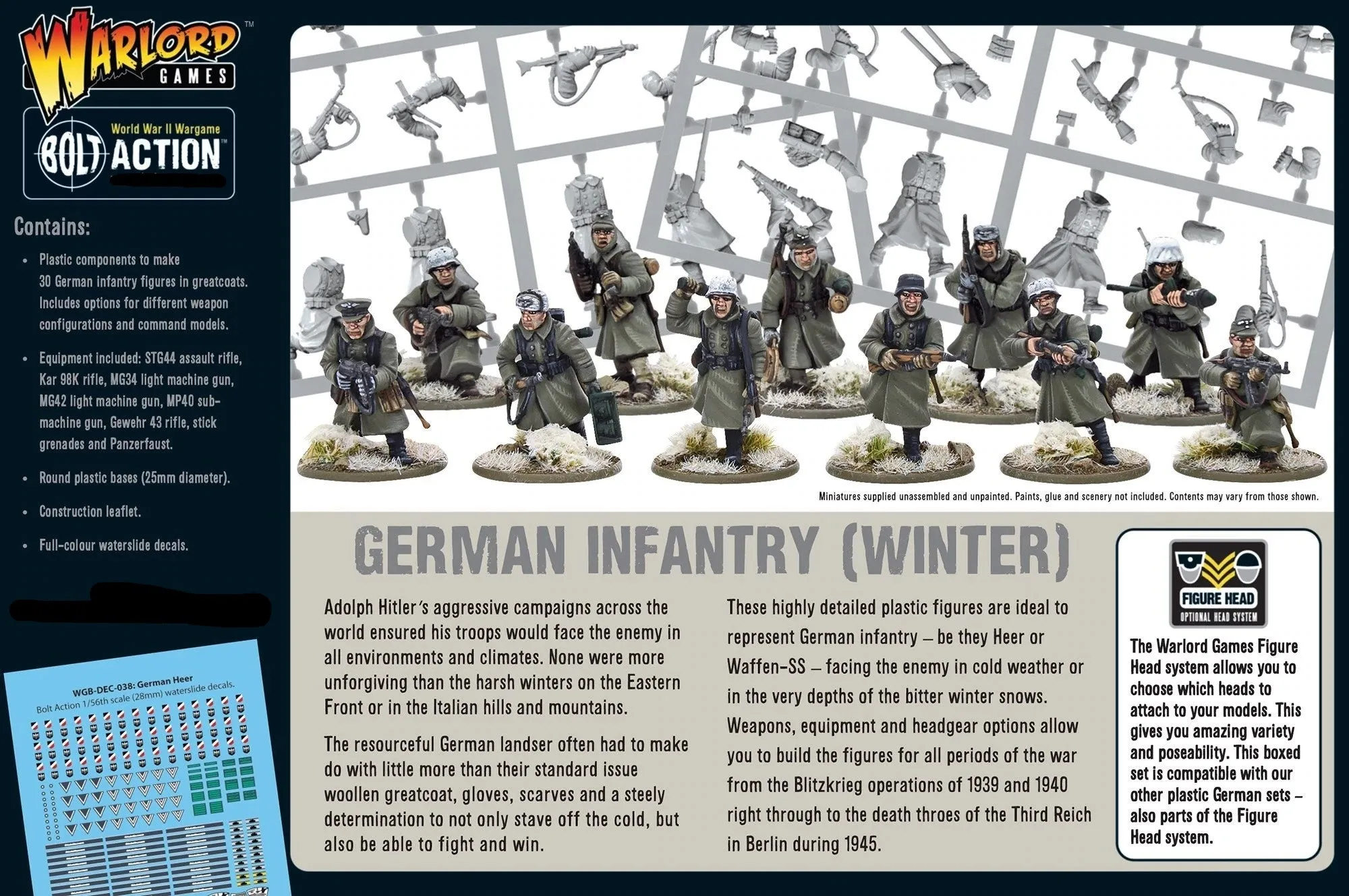 Bolt Action Winter German Grenadiers Infantry  WLG 402012027