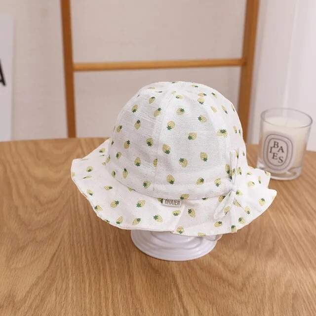 Bucket Hat for Kids - Animals and Fruits Designs