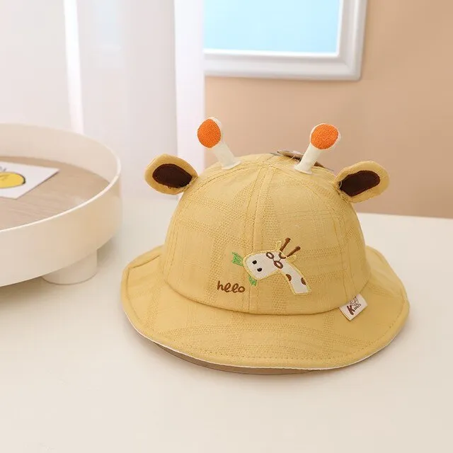 Bucket Hat for Kids - Animals and Fruits Designs