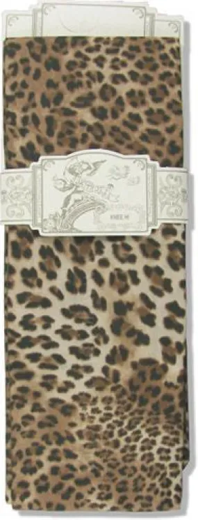 Caveman Animal Print Opaque Knee Highs (Women's)