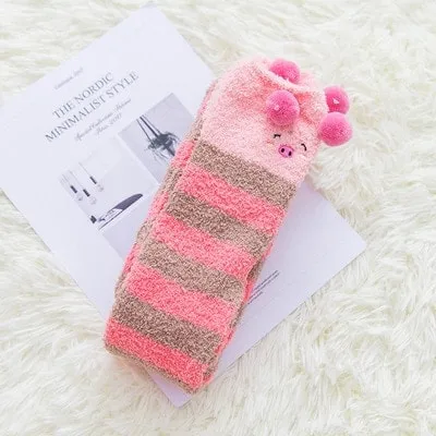Cute Japanese Mori Girl Thigh High Socks