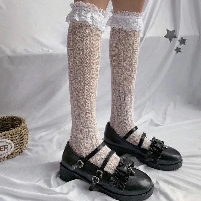 Cute Lolita Over Knee Socks