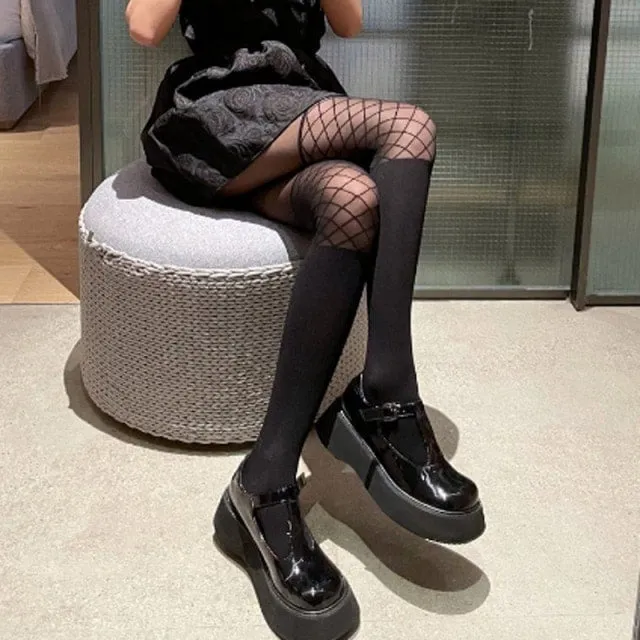 Cute Lolita Over Knee Socks
