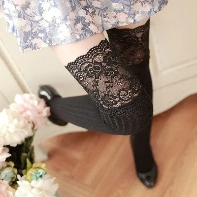 Cute Lolita Over Knee Socks