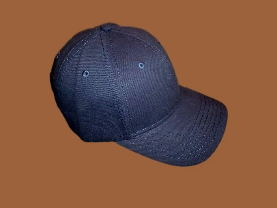 NAVY BLUE HAT BALL CAP BRUSHED COTTON LOW PROFILE NEW
