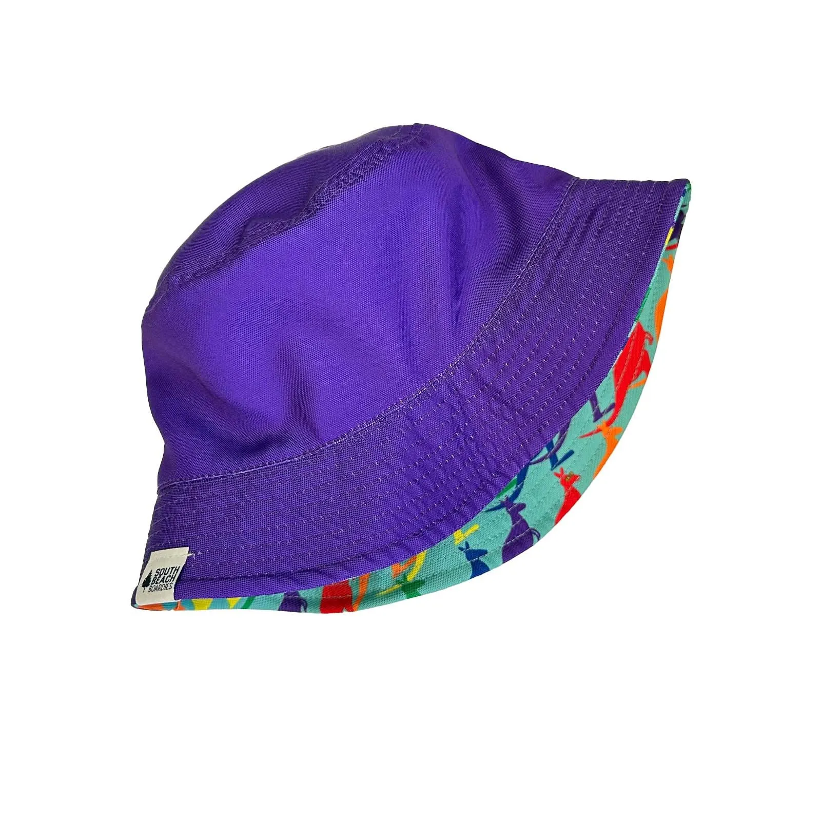 Reversible Recycled Bucket Hat: Aussie Pride