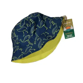 Reversible Recycled Bucket Hat: Emu