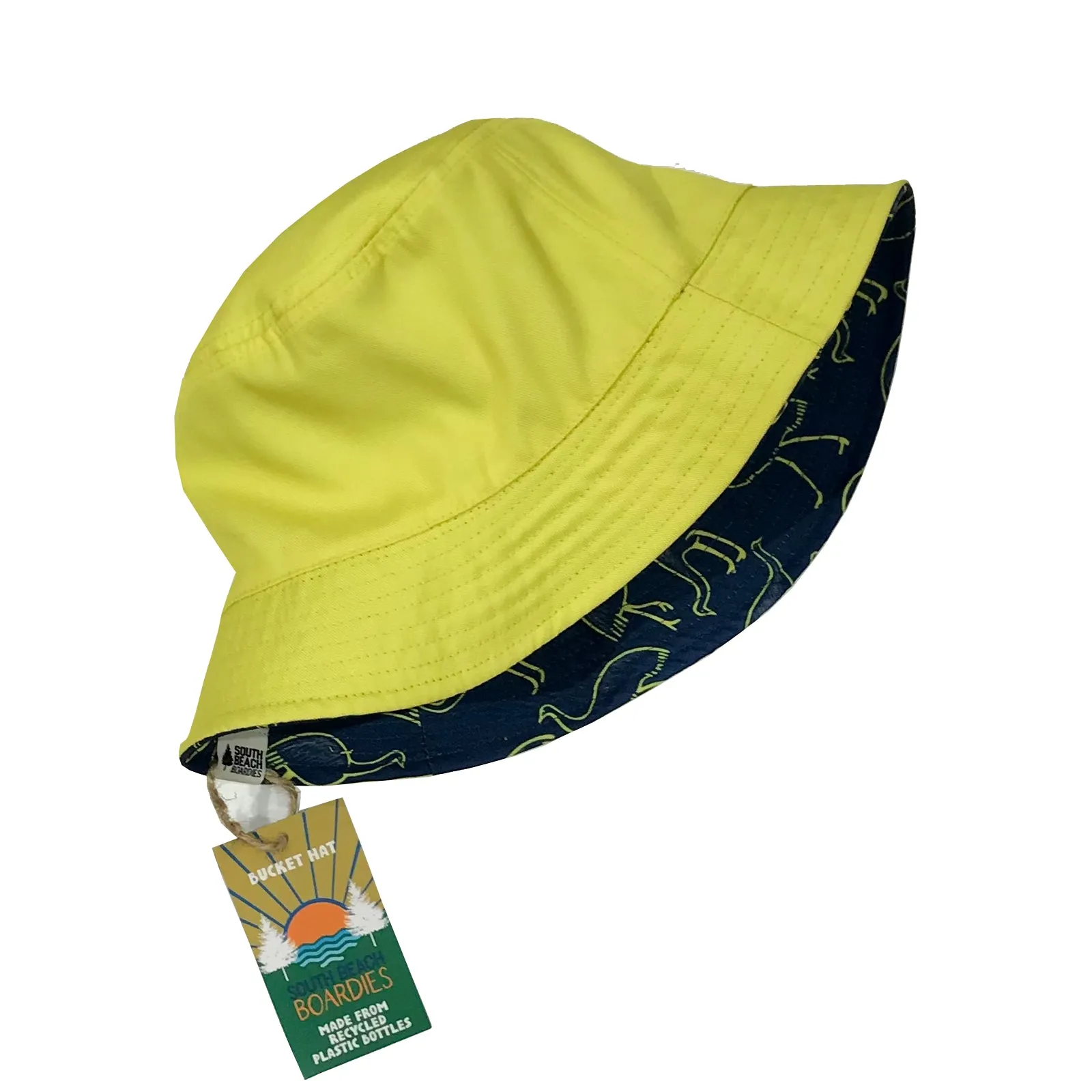Reversible Recycled Bucket Hat: Emu