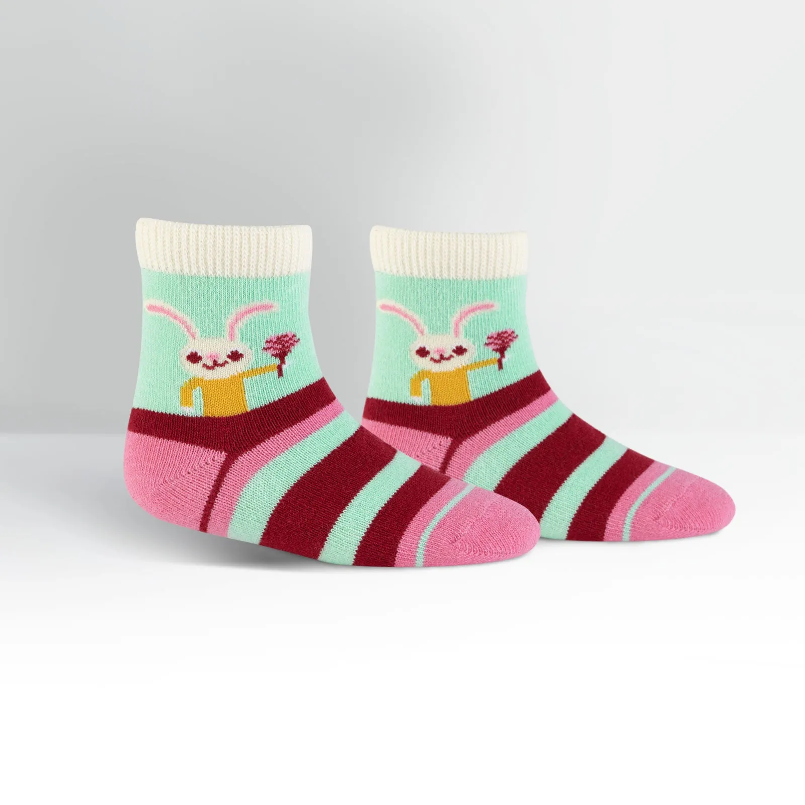 Toddler Honey Bunny Non-Skid Socks (Kids)