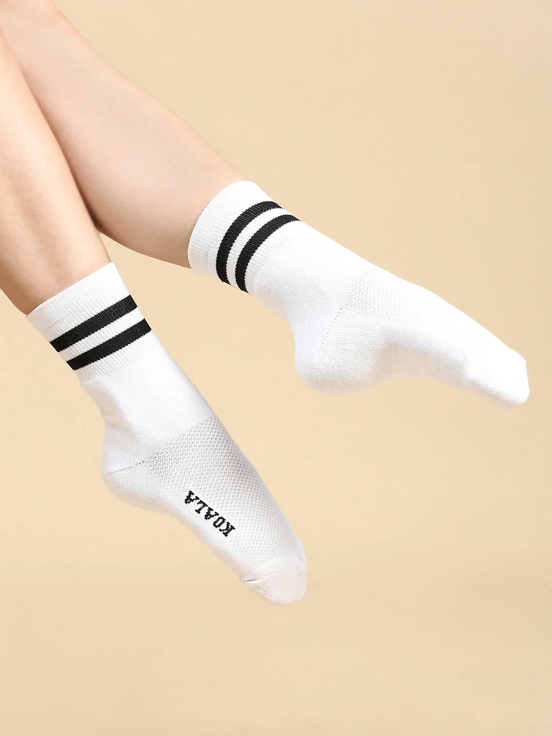 Unisex Pack of 2 Patterned Ankle-length Socks