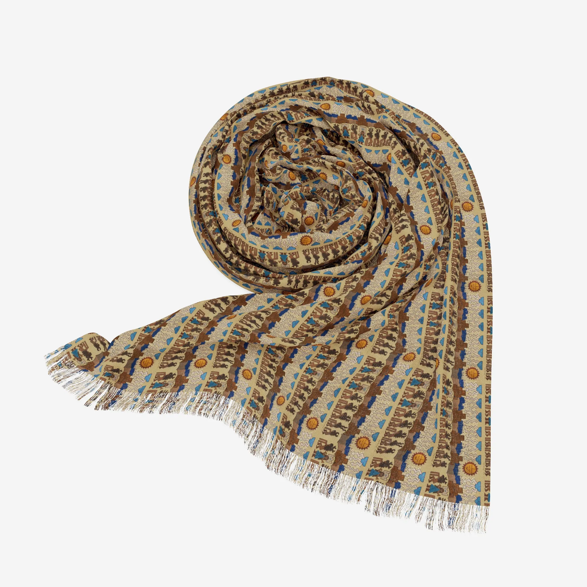 Winter Deer Dance Scarf