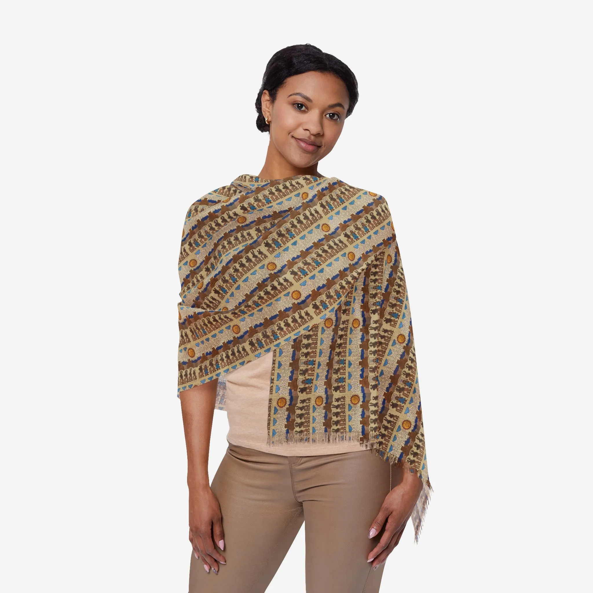 Winter Deer Dance Scarf