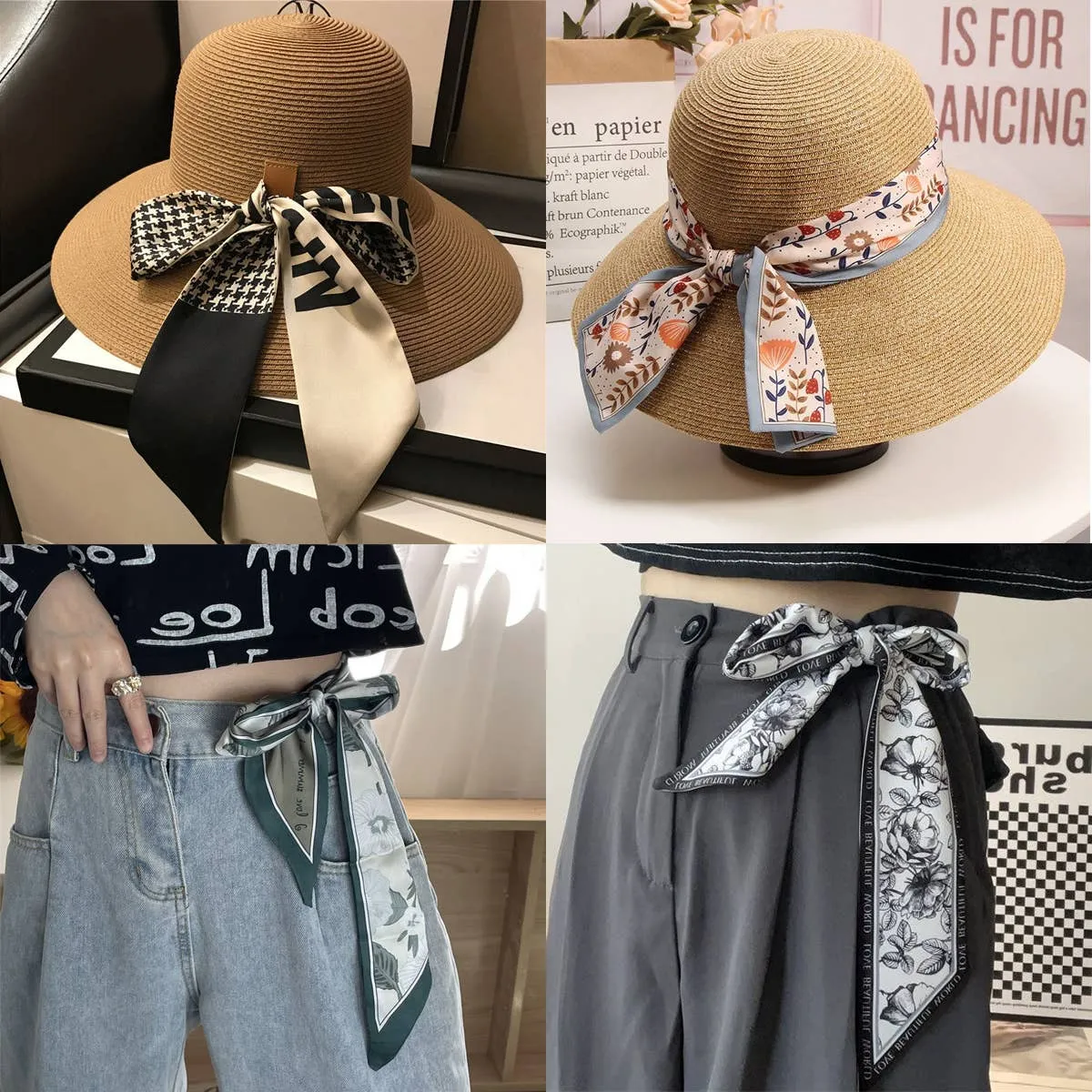 WOMEN ELEGANT SILK SCARVES
