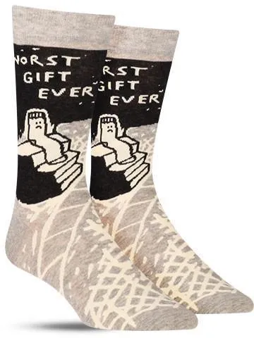 Worst Gift Ever Men's Crew Socks
